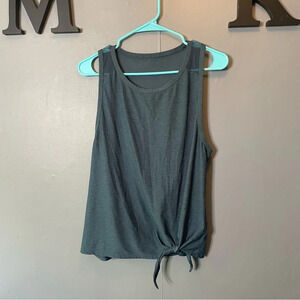 Reebok teal athletic tank top with mesh back size medium